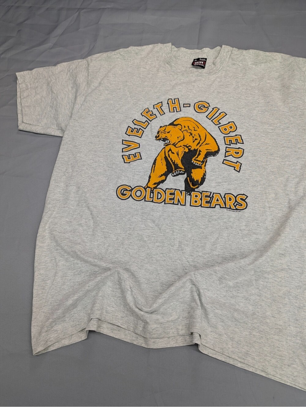 Golden Bears Eveleth-Gilbert Vintage T-Shirt Fruit XL Grey